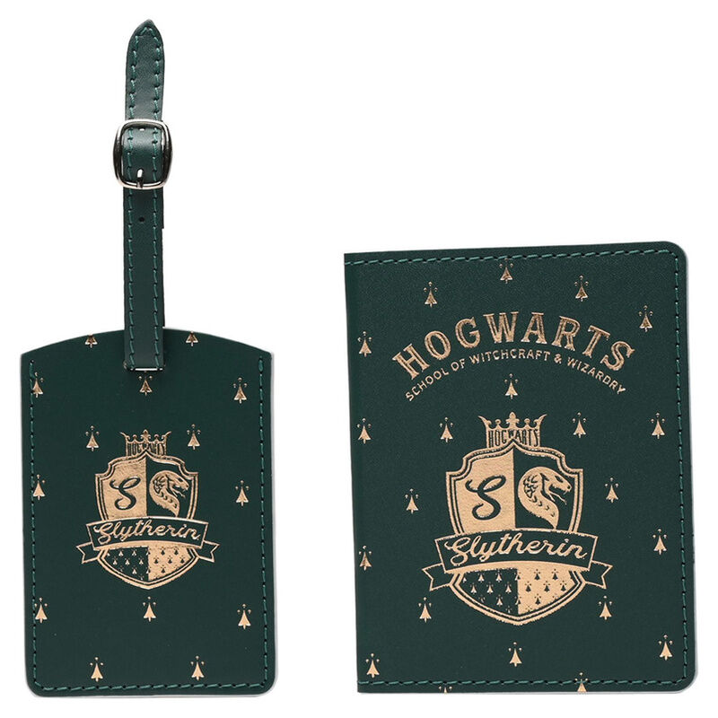 Harry Potter Slytherin passport holder & luggage tag