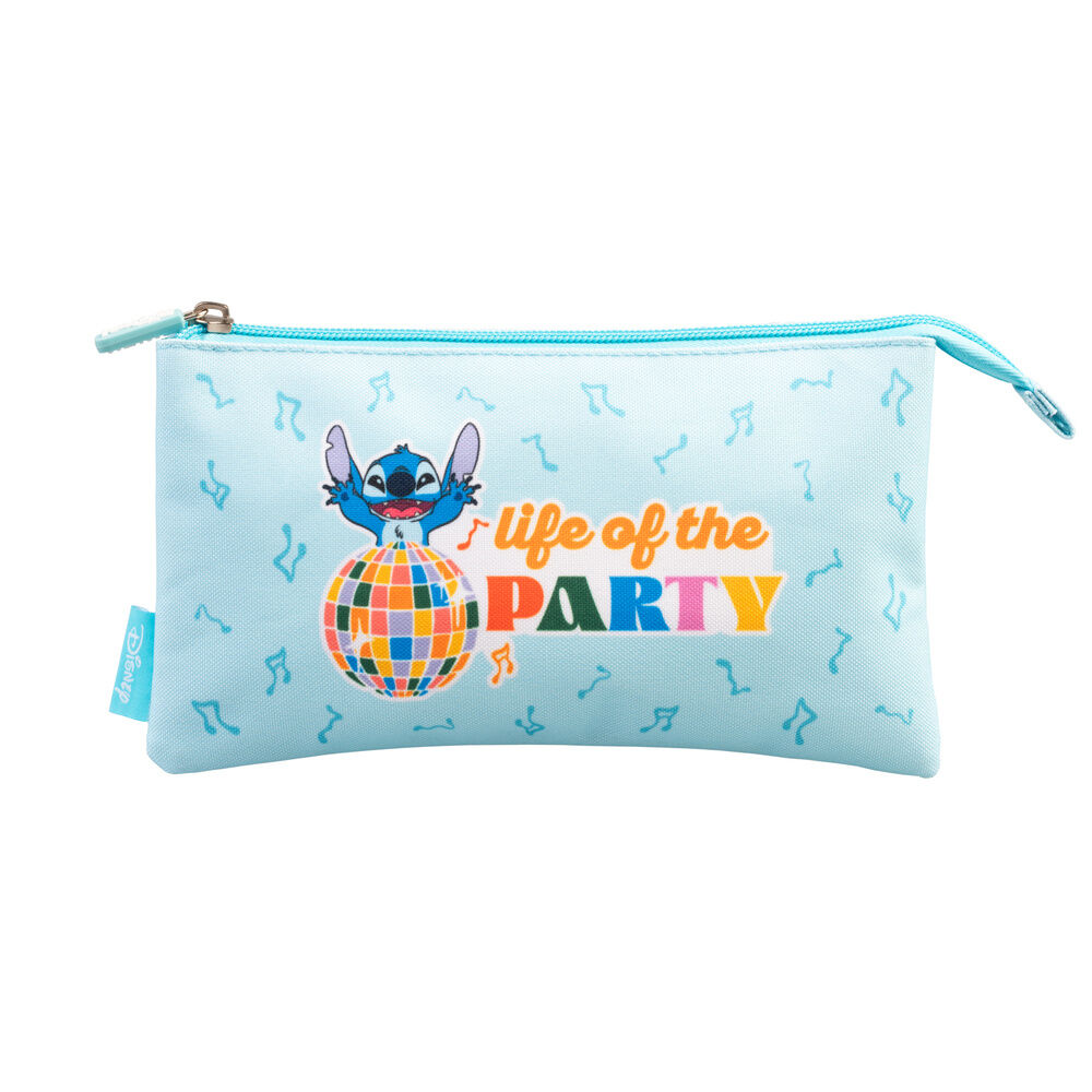Disney Stitch triple pencil case