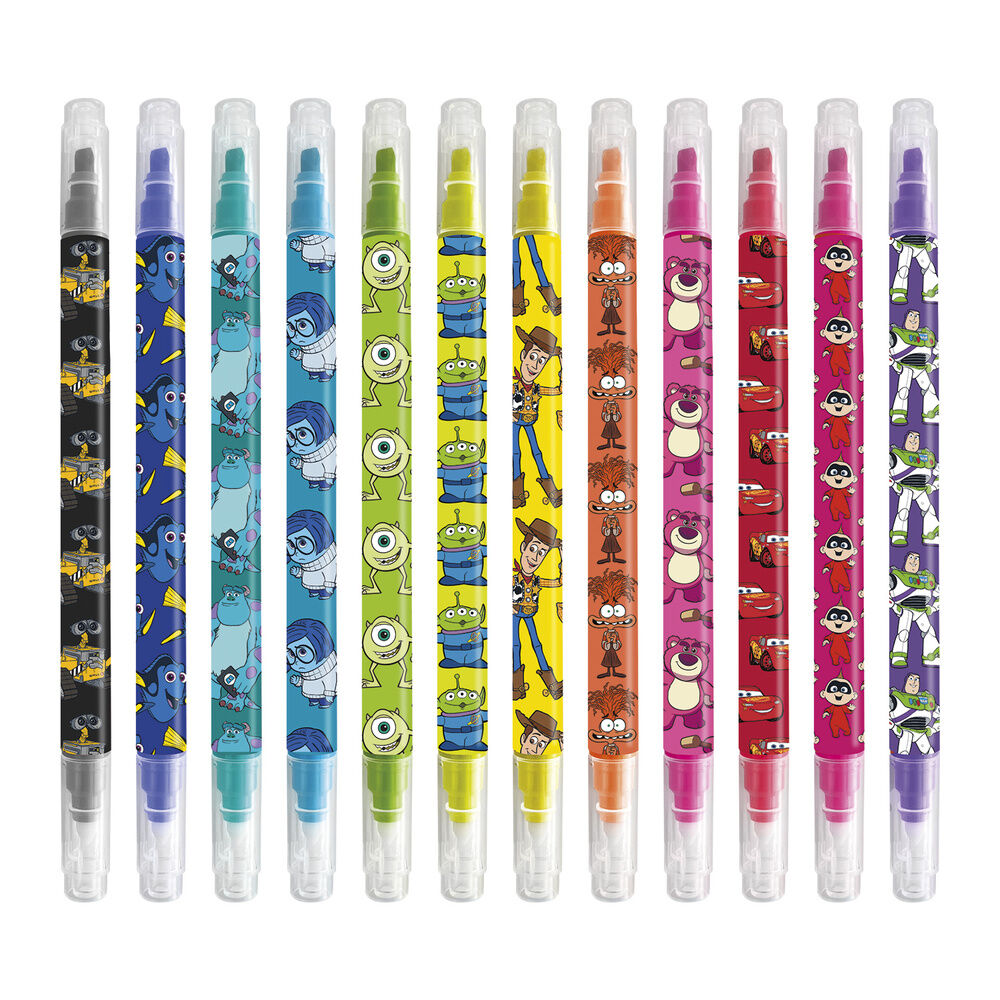Disney Pixar set of 12 erasable makers