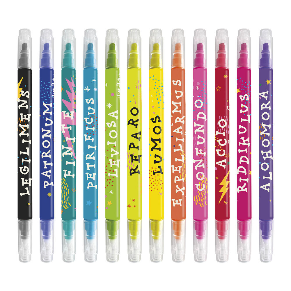 Harry Potter Spells set of 12 erasable makers