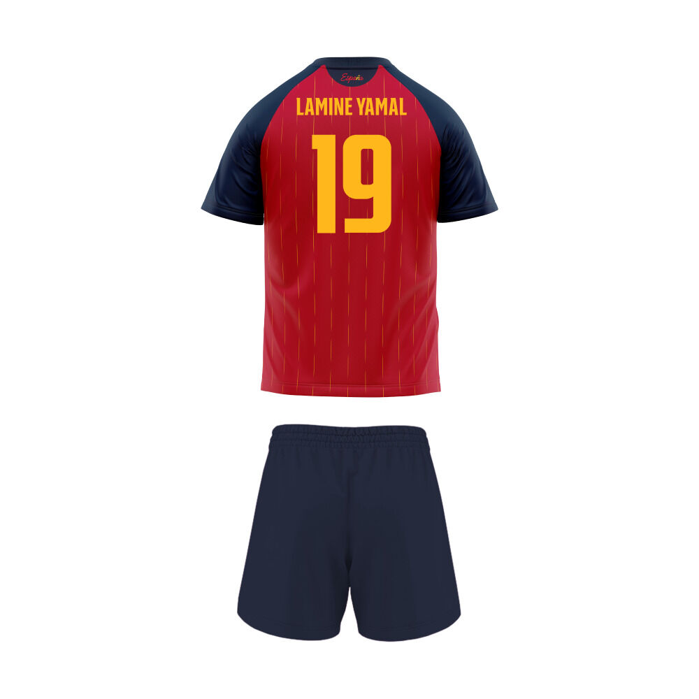 Spanish selection football Lamine Yamal outfit