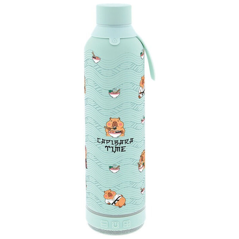 Capybara Foodie thermal bottle with speaker 600ml