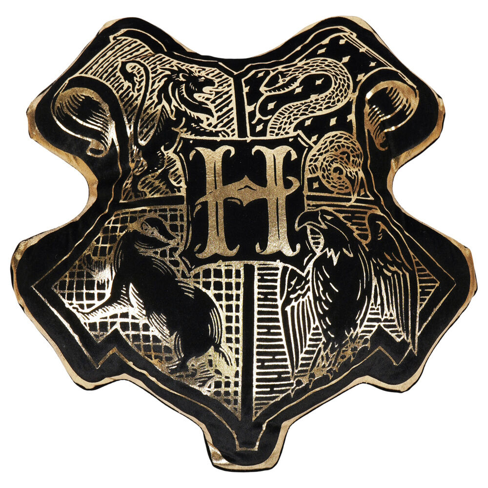 Harry Potter Hogwarts Crest velvet cushion
