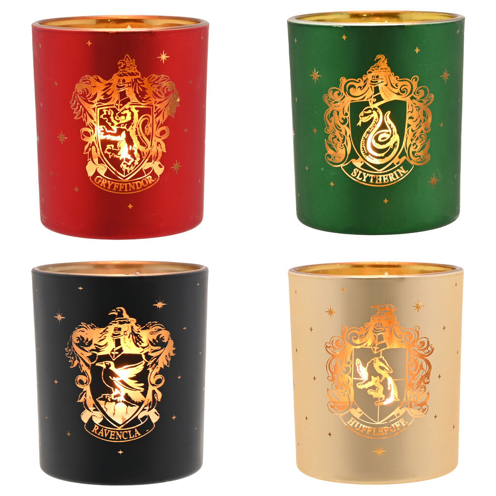 Harry Potter Houses set ok 4 tealight holders