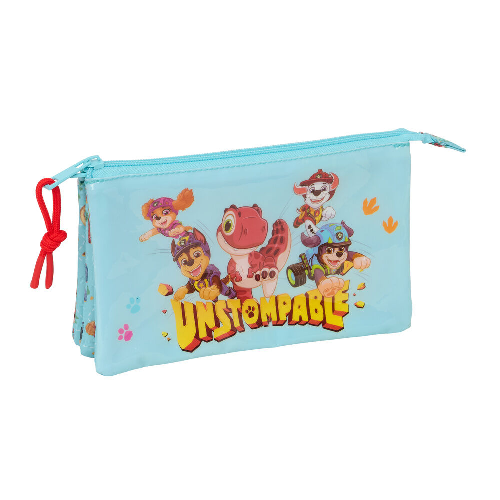 Paw Patrol Dino Rescue triple pencil case