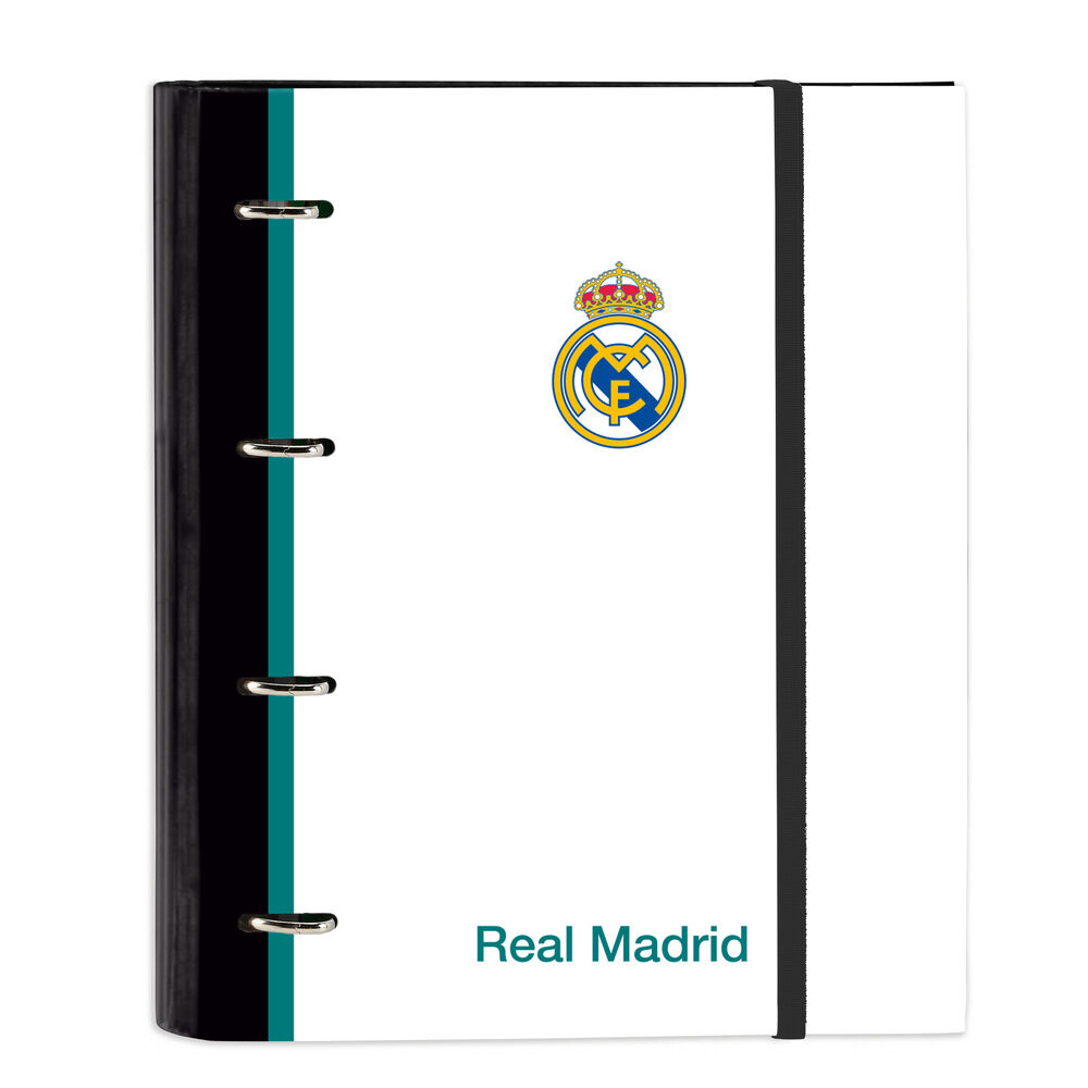 Real Madrid 26/27 A4 cardboard 4 rings binder with sheets