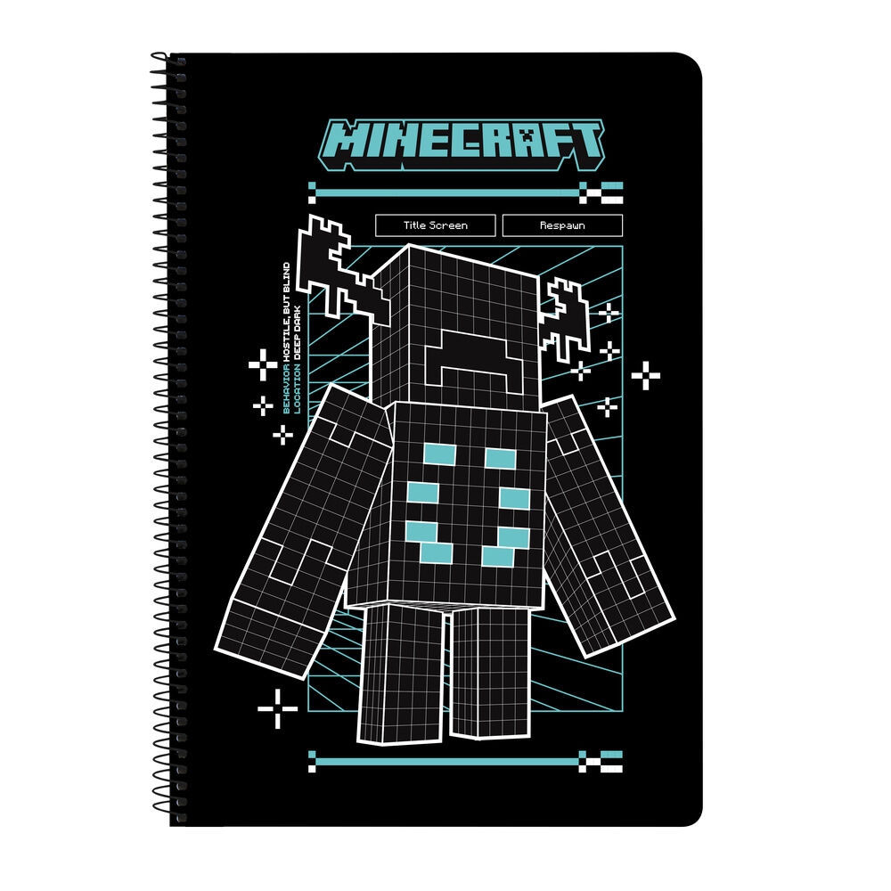 Minecraft Screen assorted A4 notebook