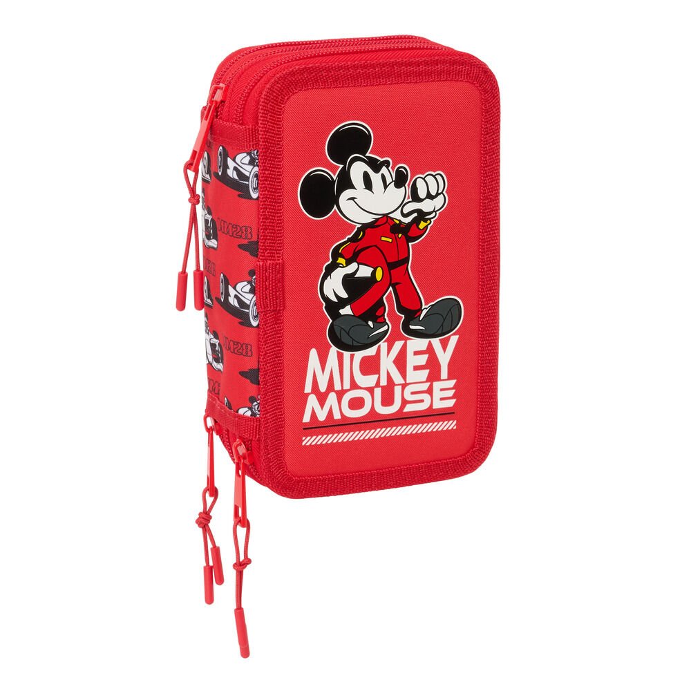Disney Mickey & Friends Racing triple pencil case 37pcs