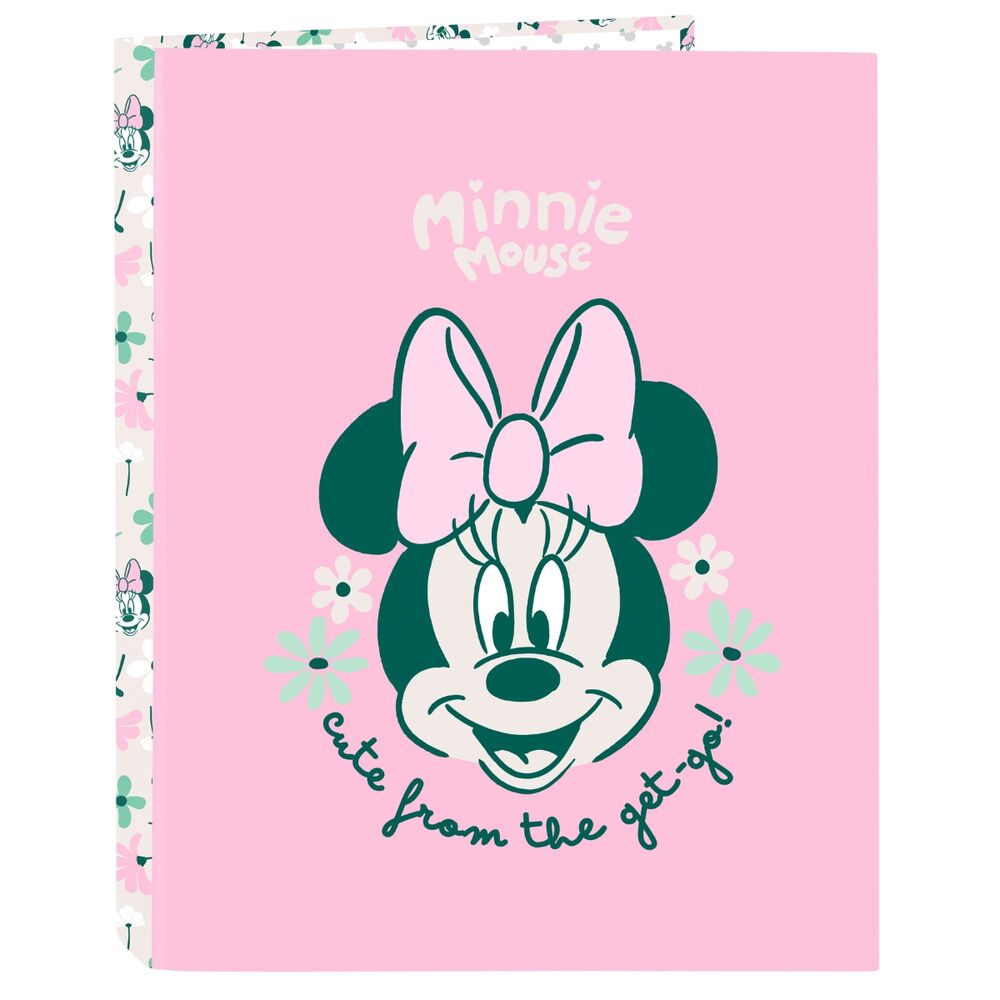 Disney Minnie Minty A4 cardboard 4 rings binder