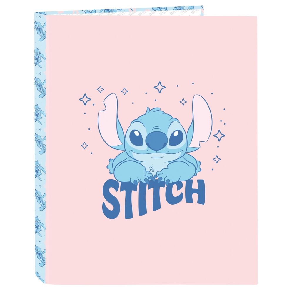 Disney Stitch Ohana A4 cardboard 4 rings binder