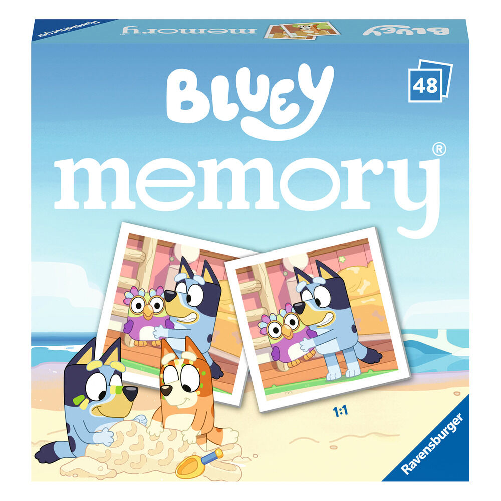 Bluey pocket memory game