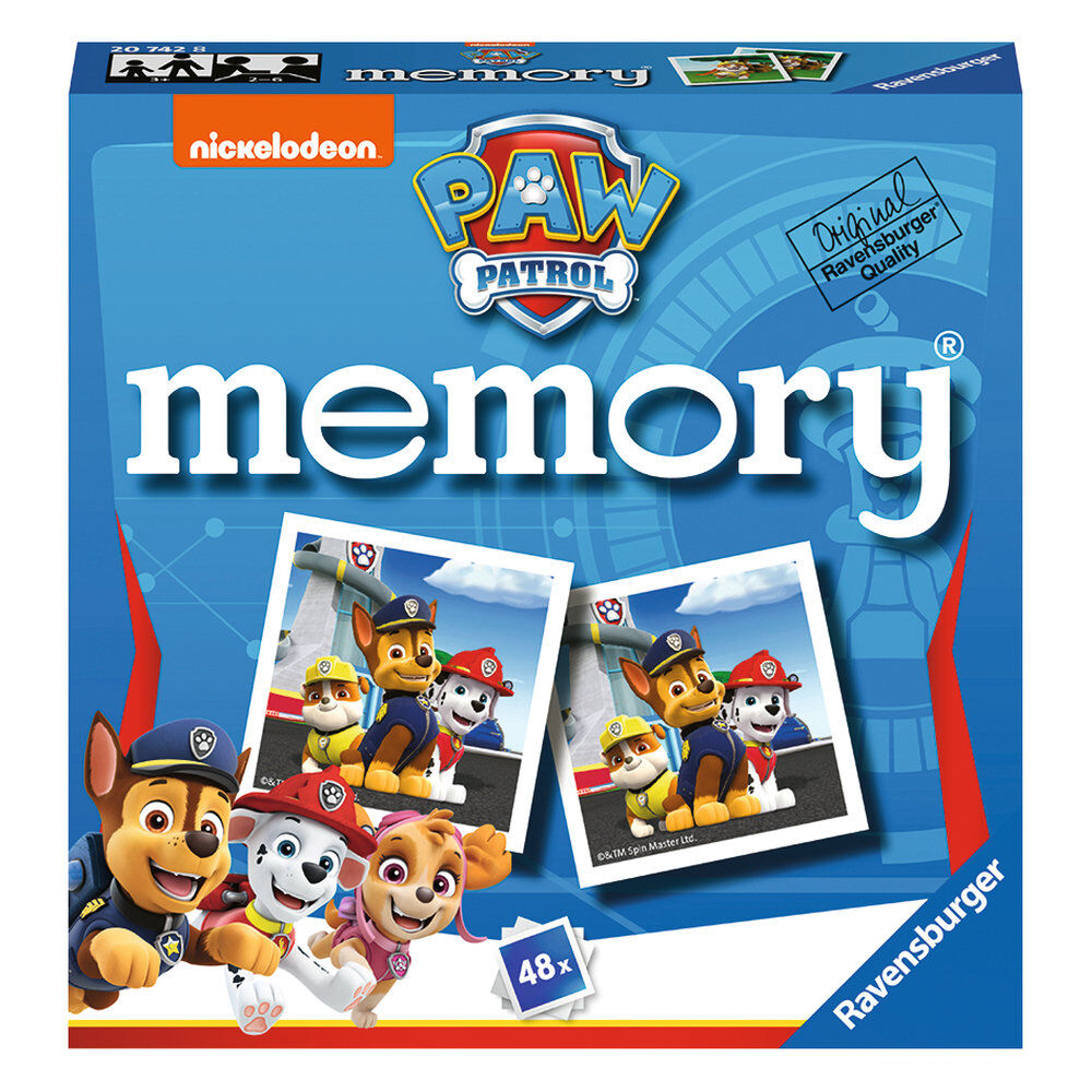 Paw Patrol pocket memory game