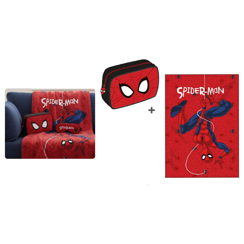 Marvel Spiderman set blanket + case 100x140cm.