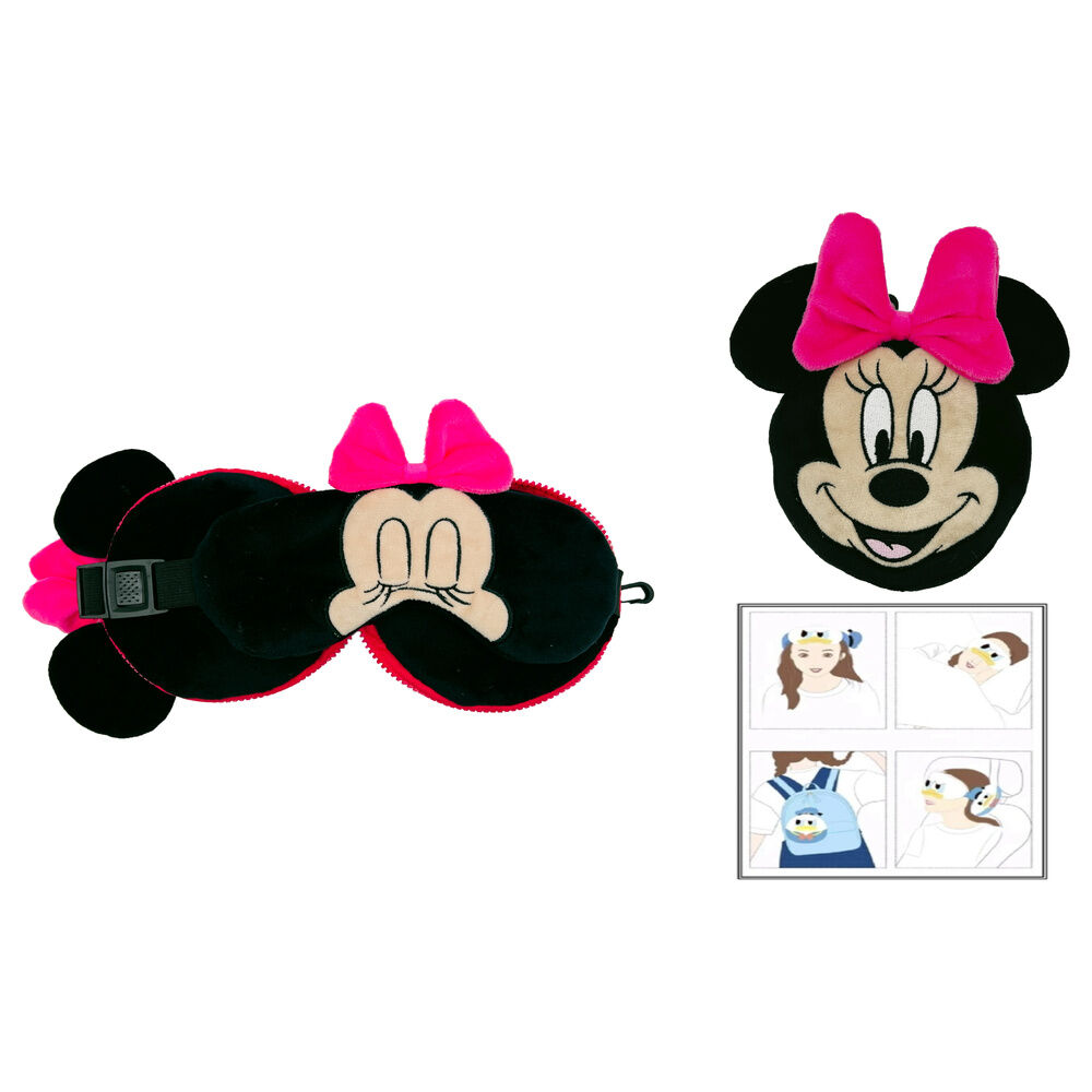Disney Minnie travel cushion + mask