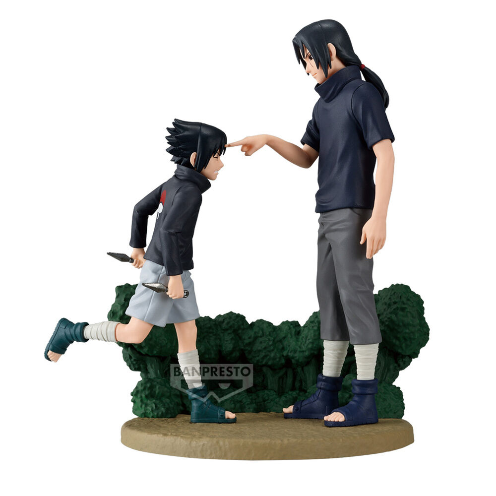 Naruto Shippuden Memorable Saga Sasuke Uchiha & Itachi Uchiha figure 14cm