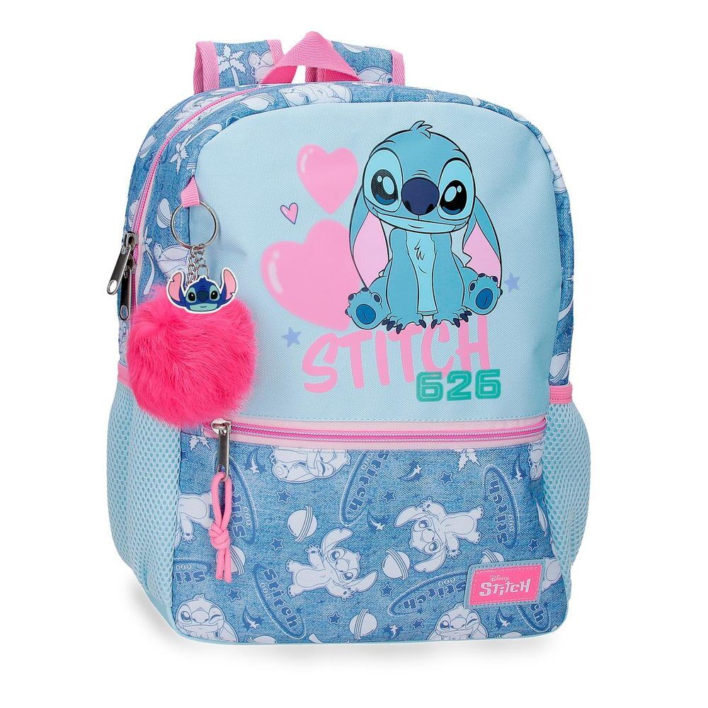 Disney Stitch Hearts adaptable backpack 33cm