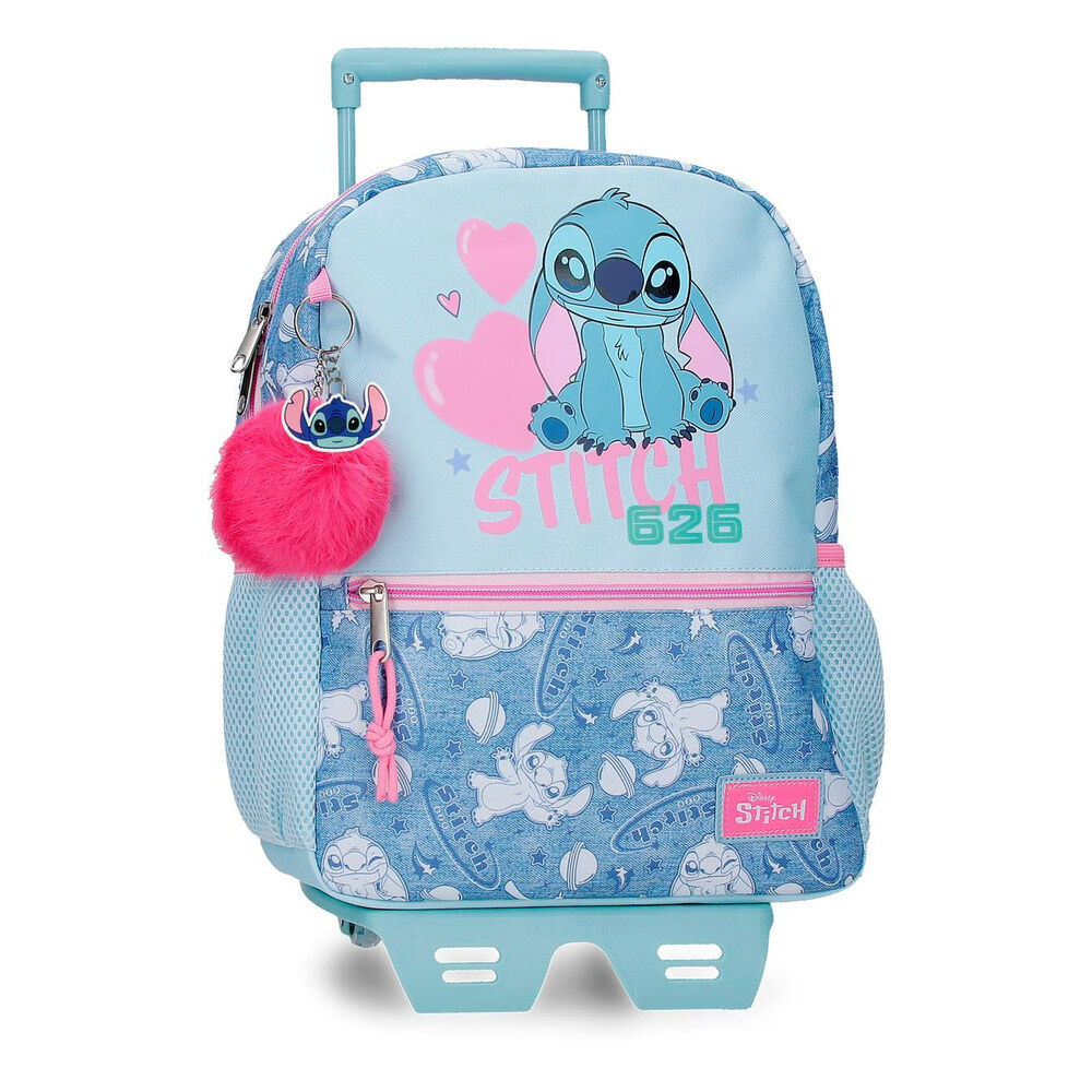 Disney Stitch Hearts trolley 33cm