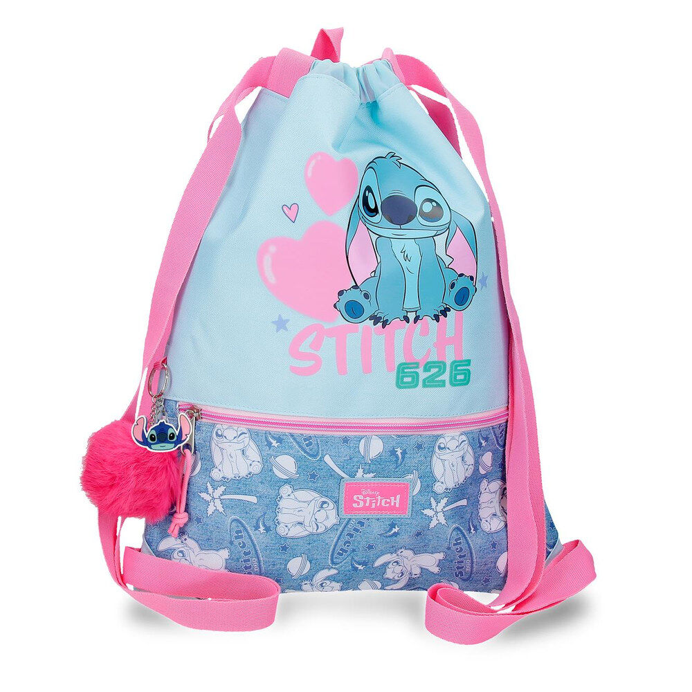 Disney Stitch Hearts gym bag 46cm