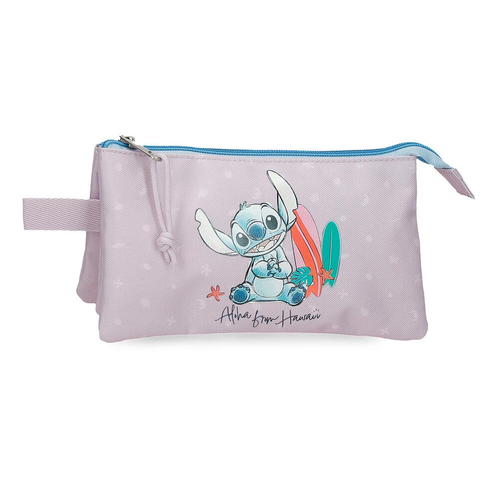 Disney Stitch From Hawaii triple pencil case