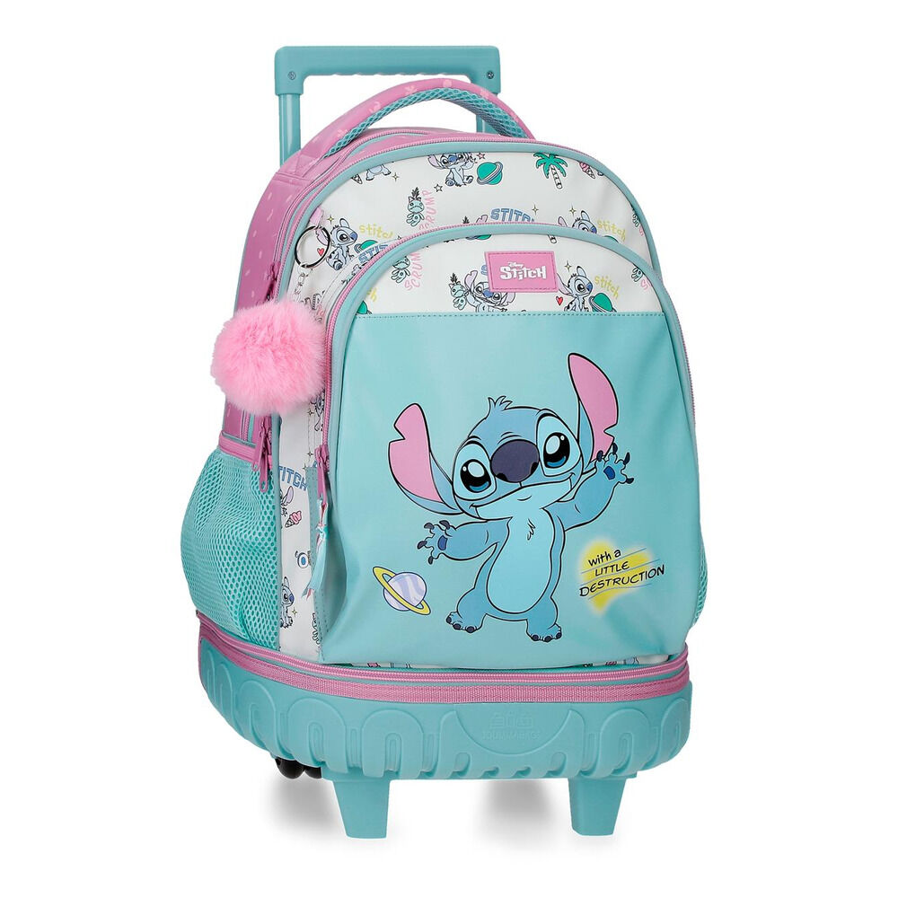 Disney Stitch Little Destruction extraible compact trolley 43cm