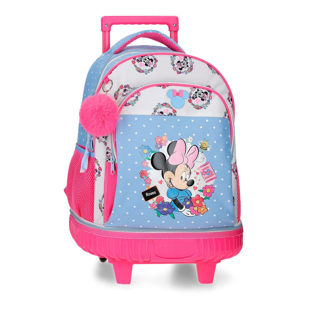 Disney Minnie Flowers extraible compact trolley 43cm