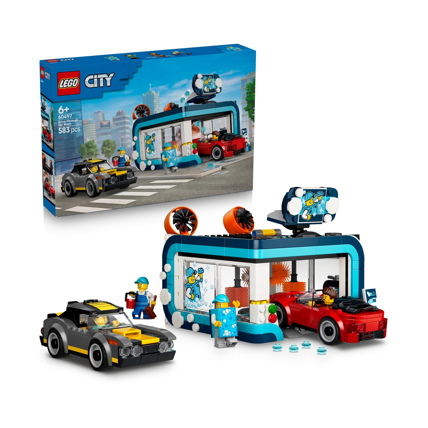 LEGO City: Drive-Through Car Wash (60497)