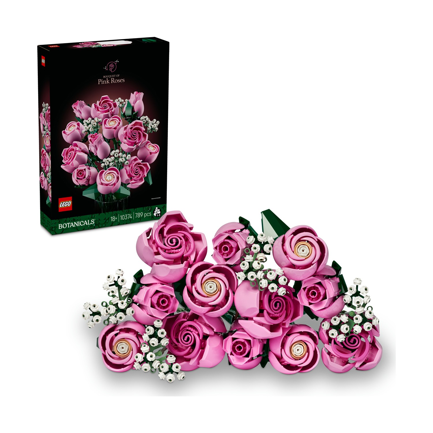 LEGO Botanicals: Bouquet of Pink Roses (10374)