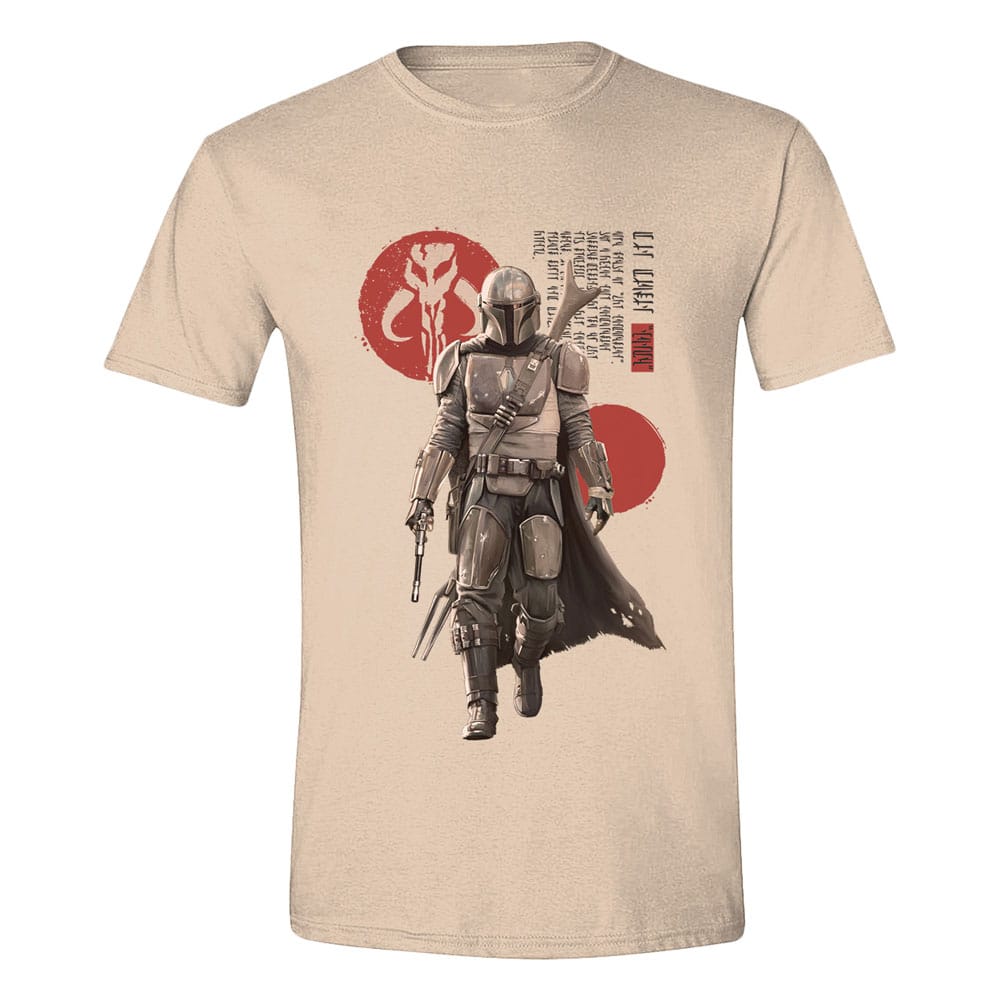 Star Wars The Mandalorian T-Shirt Mandalorian Script Size M