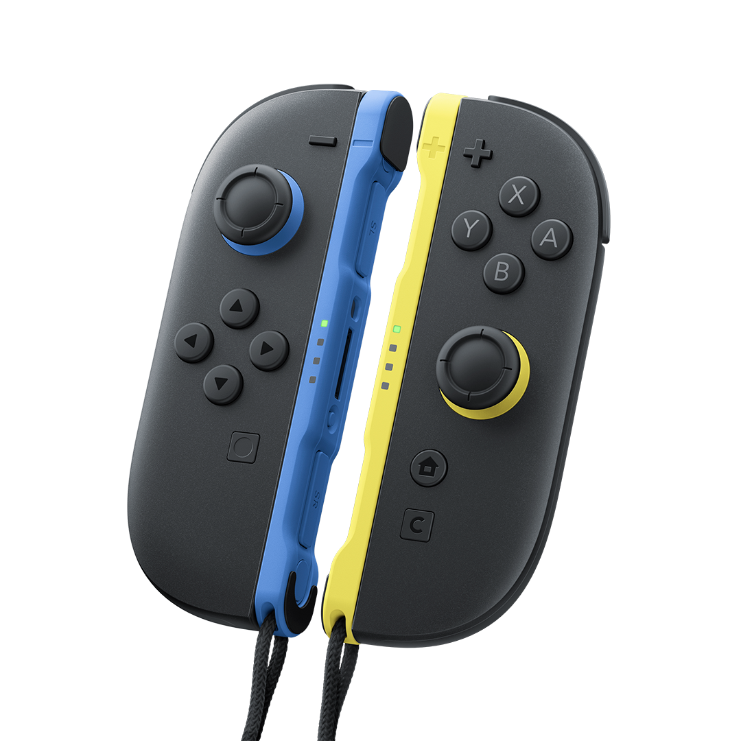 NS2 Joy-Con Pair Blue/Light Yellow - Image 3