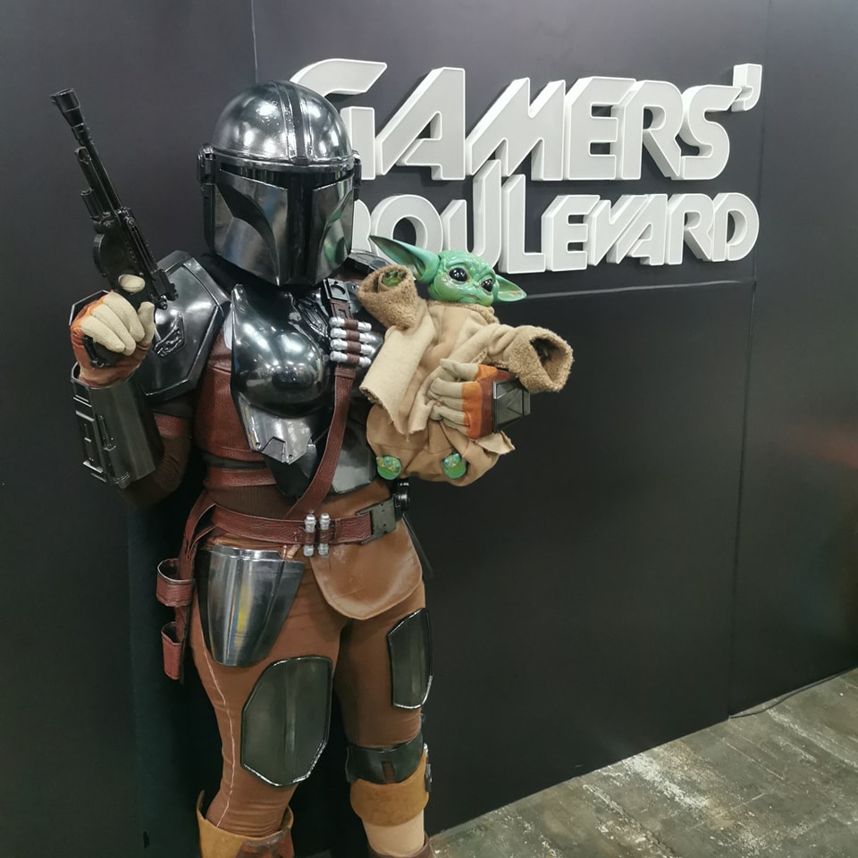 Horo Von Kaida at the Gamers' Boulevard booth