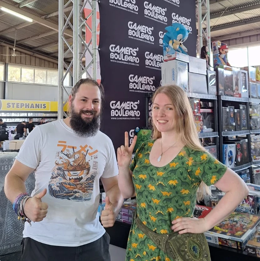 Pretzl Cosplay at the Gamers' Boulevard booth