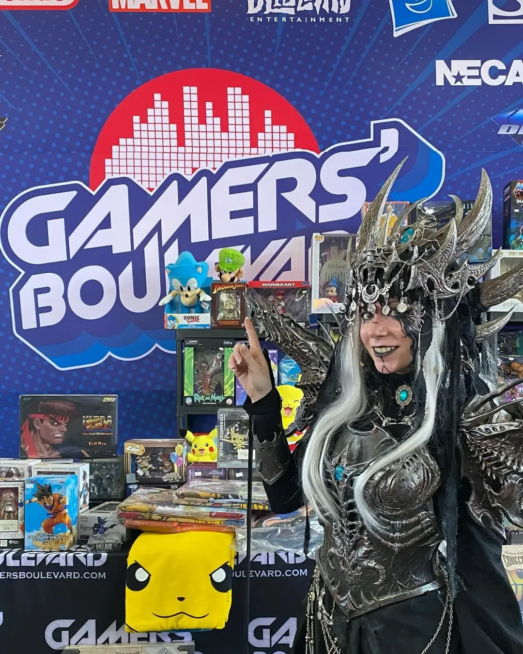 Cinderys at the Gamers' Boulevard booth
