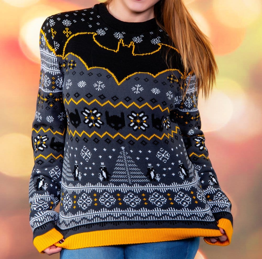 Batman Christmas Sweater Penguin Size XS