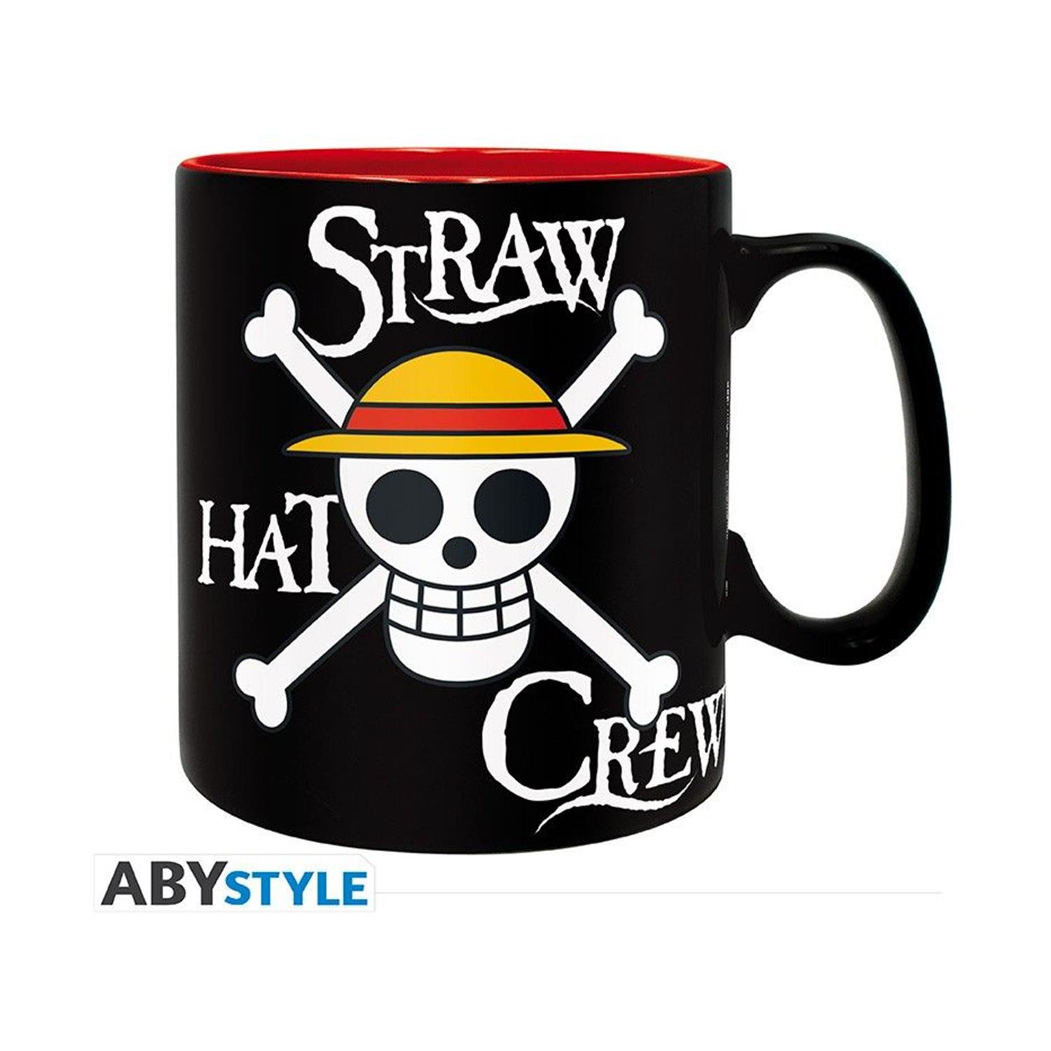 Abysse: One Piece - Luffy & Skull Mug (460ml) (ABYMUGA451)