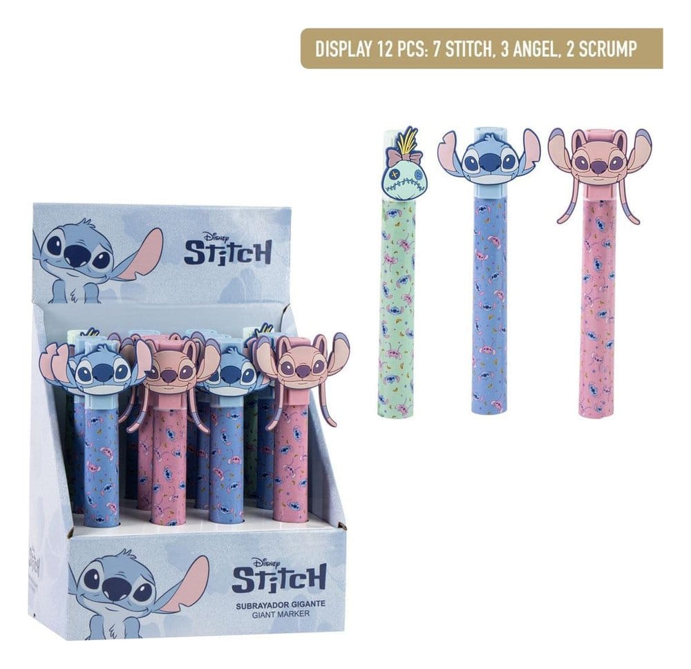 Disney Large Highlighter Display (12) Stitch
