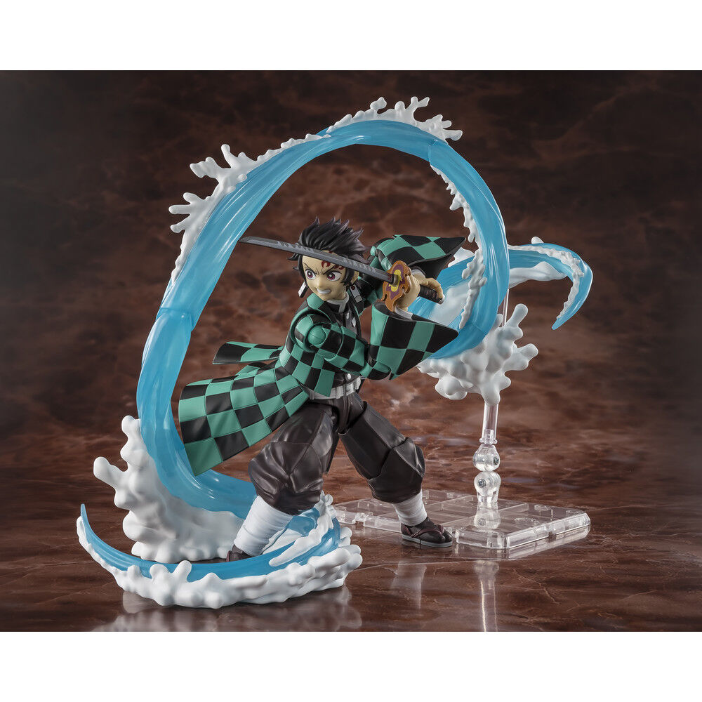 Demon Slayer  Tanjiro Kamado and Giyu Tomioka Water Breathing Effect figure 15.5cm