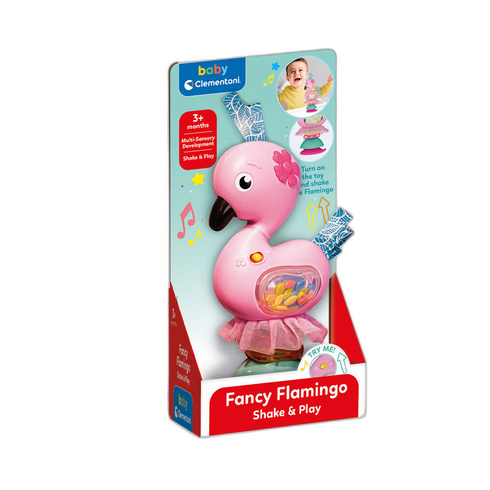Fancy Flamingo Rattle