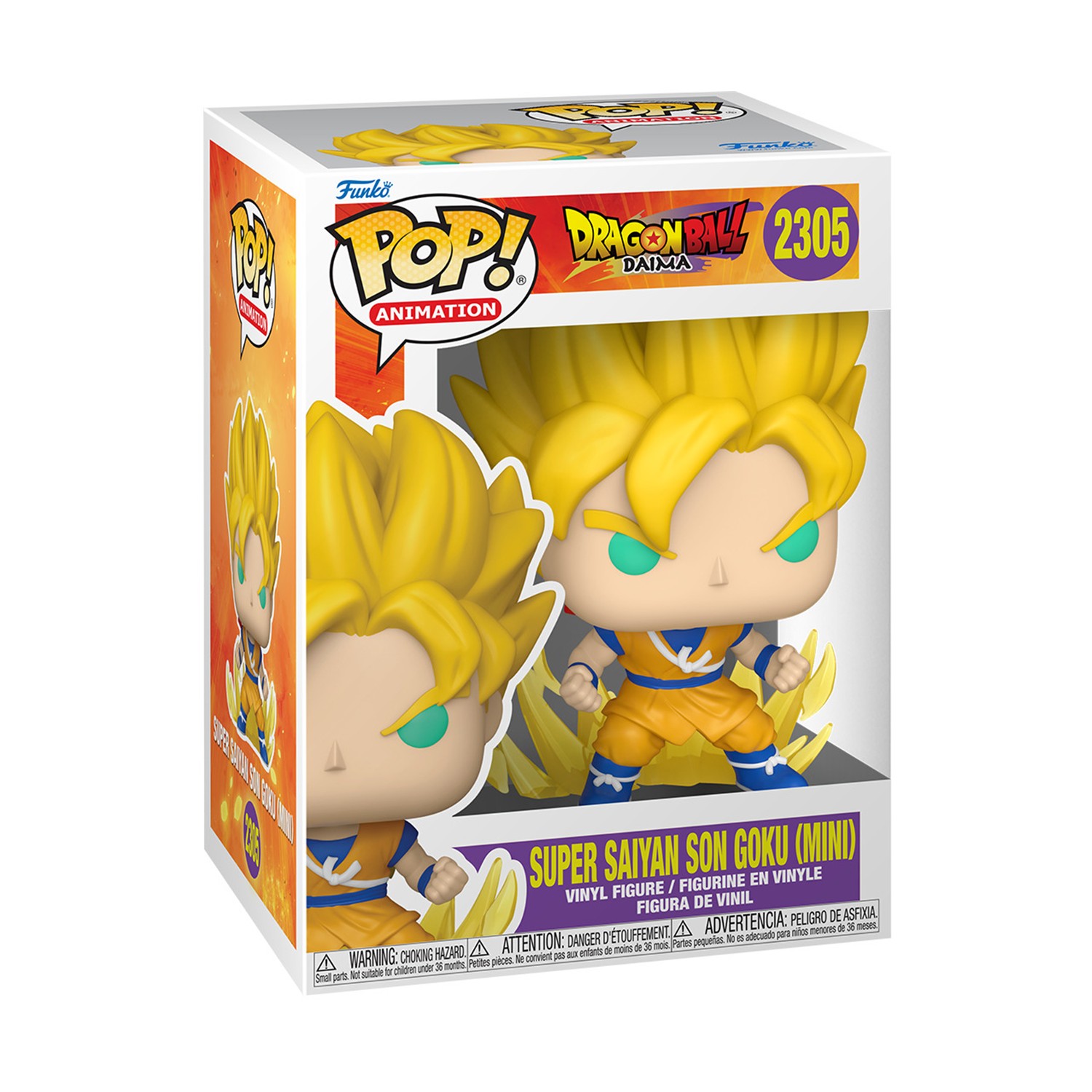 Funko Pop! Animation: Dragon Ball Daima - Super Saiyan Son Goku #2305 Vinyl Figure