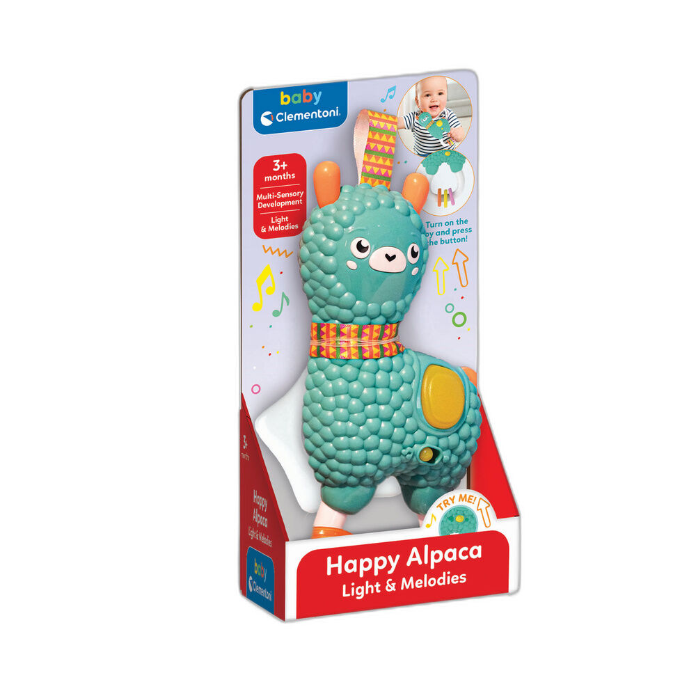 Happy Alpaca Rattle