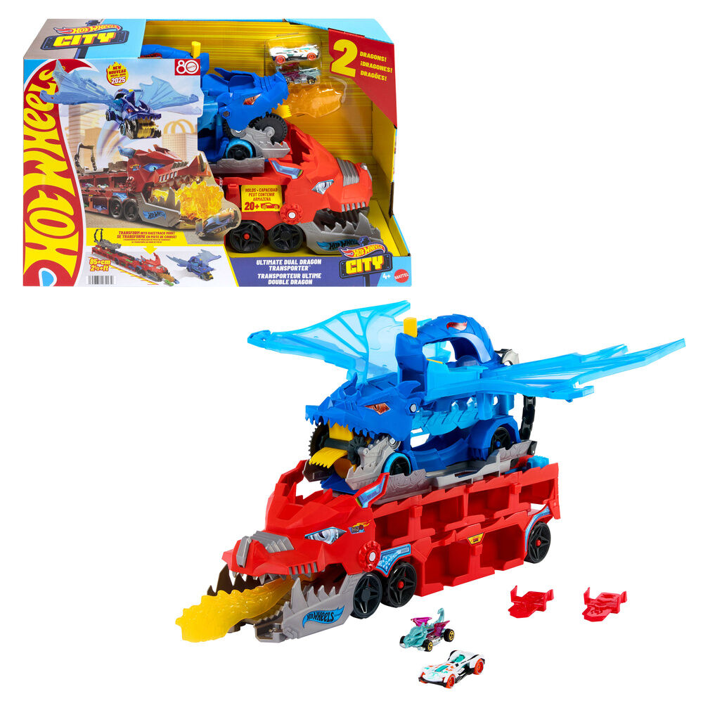 Hot Wheels Ultimate Dual Dragon Transporter