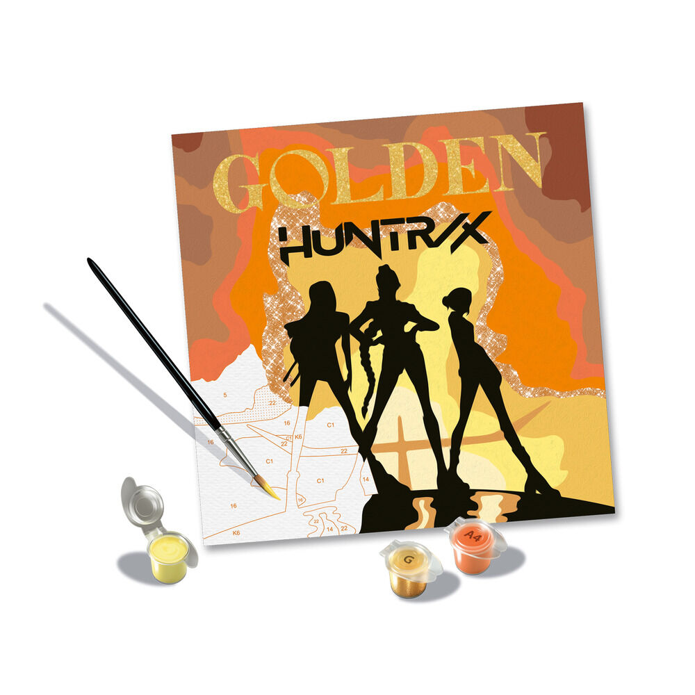 K-Pop Demon Hunters Golden CreArt painting kit