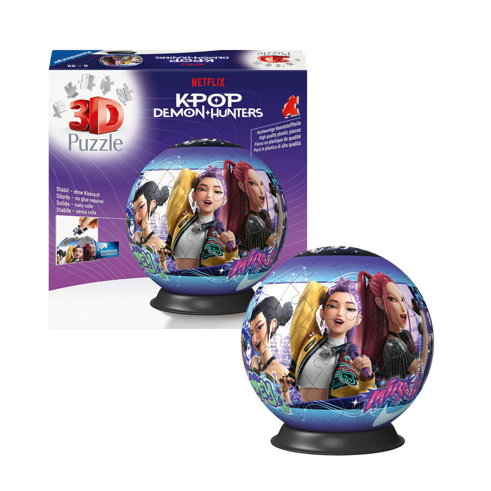K-Pop Demon Hunters puzzle puzzle Ball 3D 72pcs