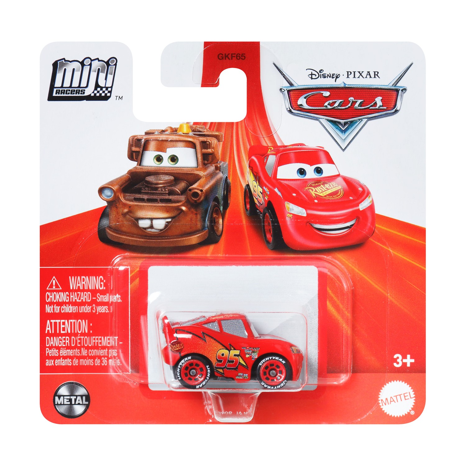 Mattel Disney Pixar: Cars Minis - Lighting Mcqueen Vehicle (HTP98)