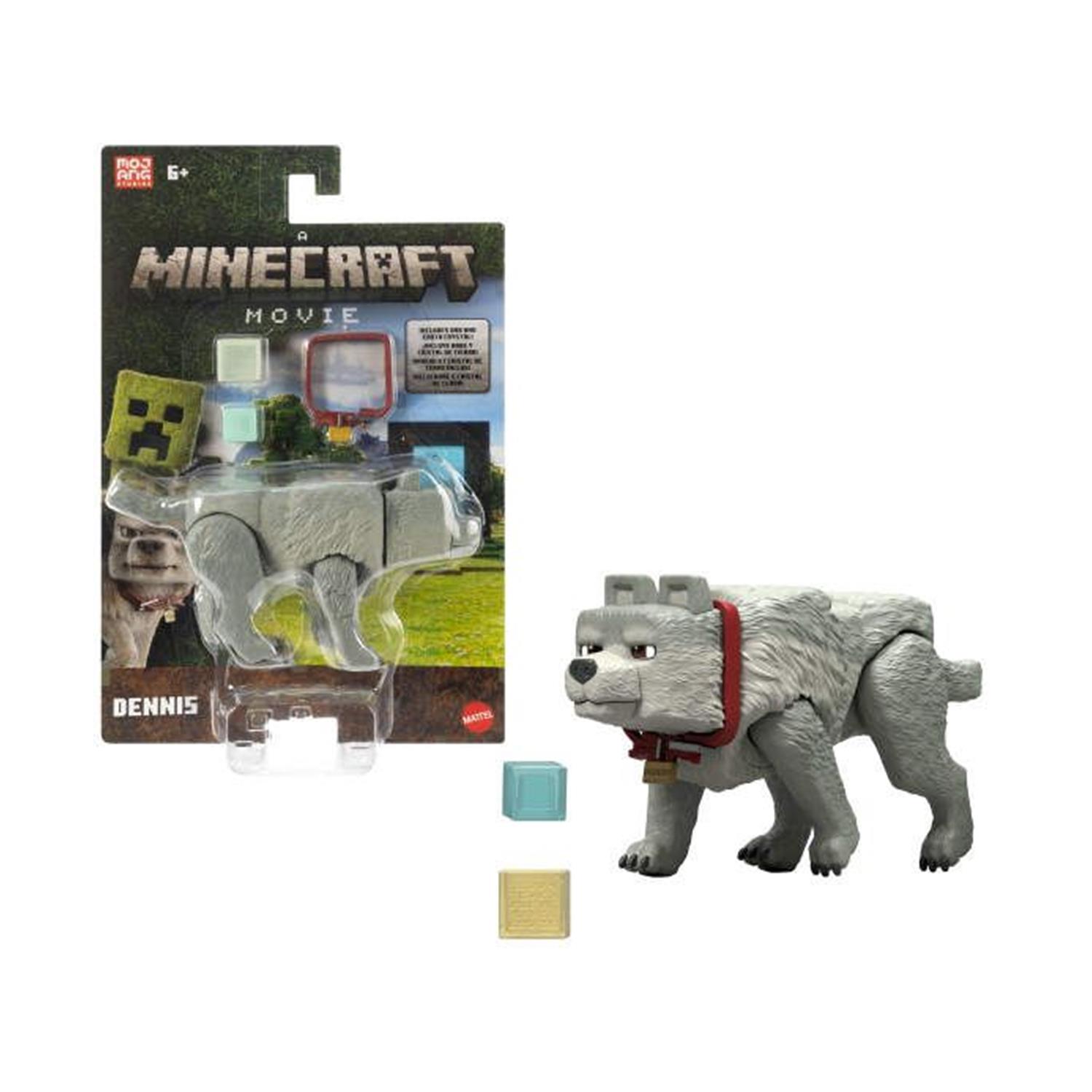 Mattel Minecraft Movie: Dennis Figure (JFR59)