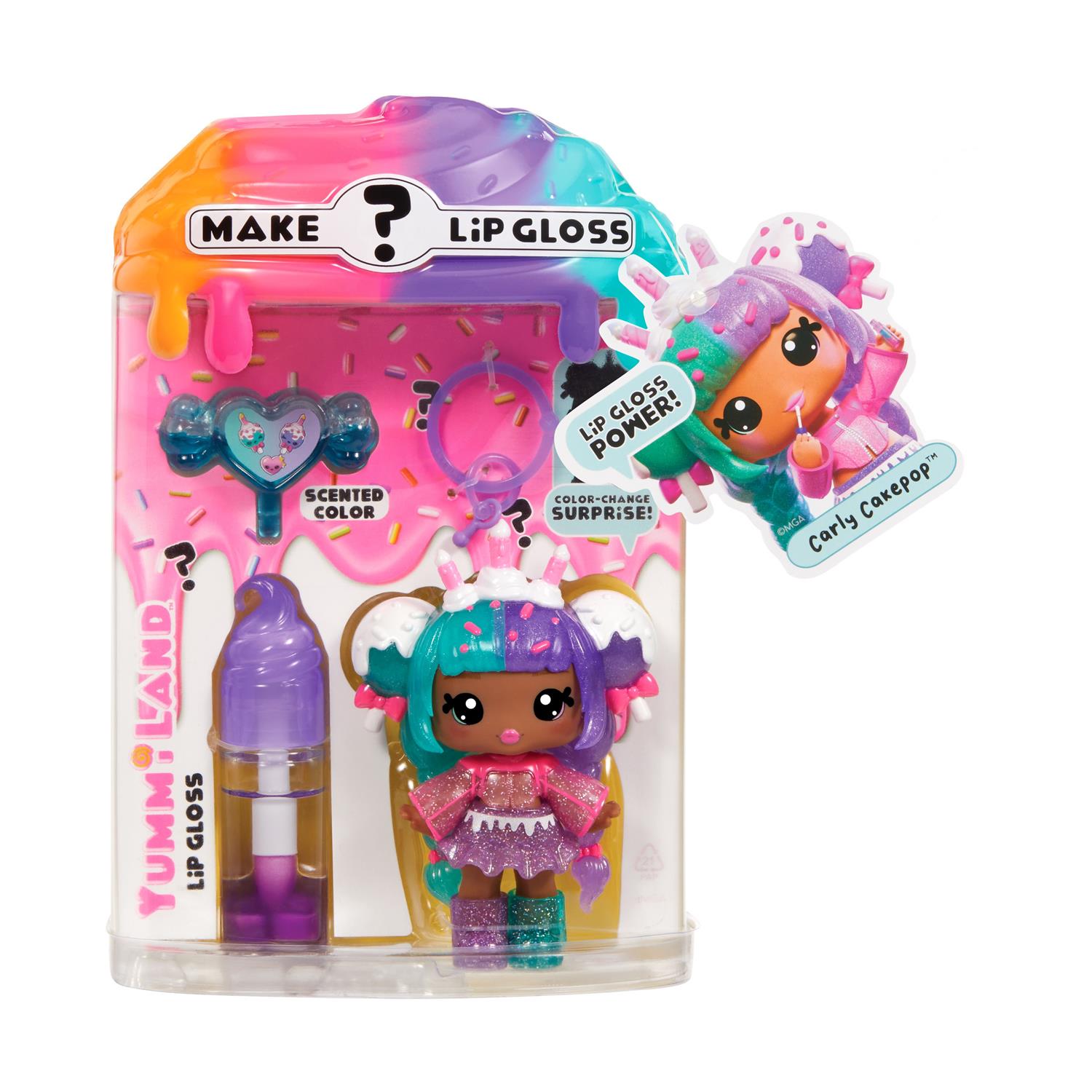 MGA Yummiland: Lip Gloss Doll Series 2 - Carly Cakepop Doll (546108)