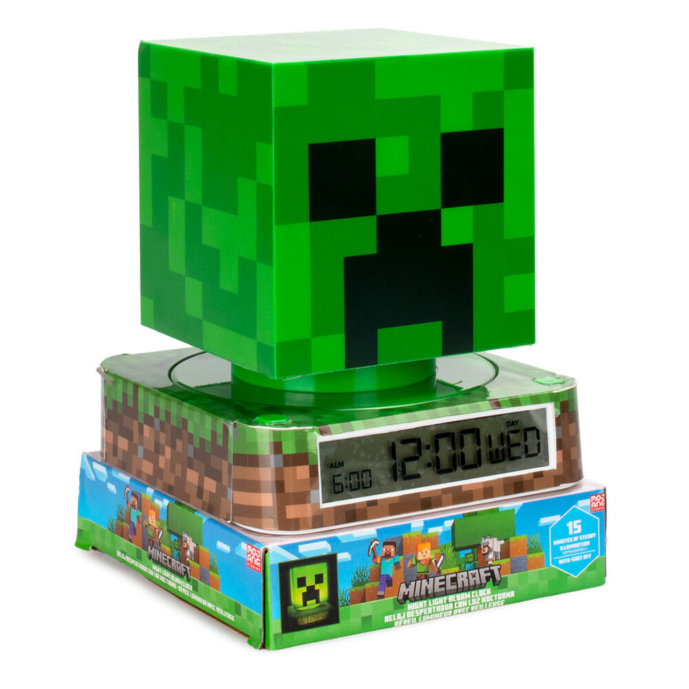 Minecraft 3D lamp with alarm
