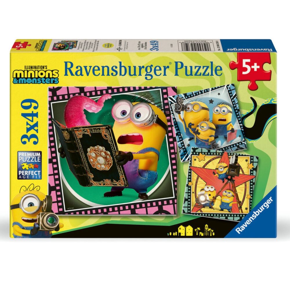 Minions 3 puzzle 3x49pcs