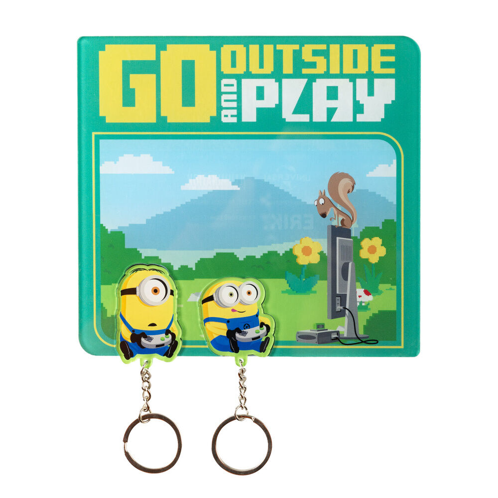 Minions key hanger with keyring