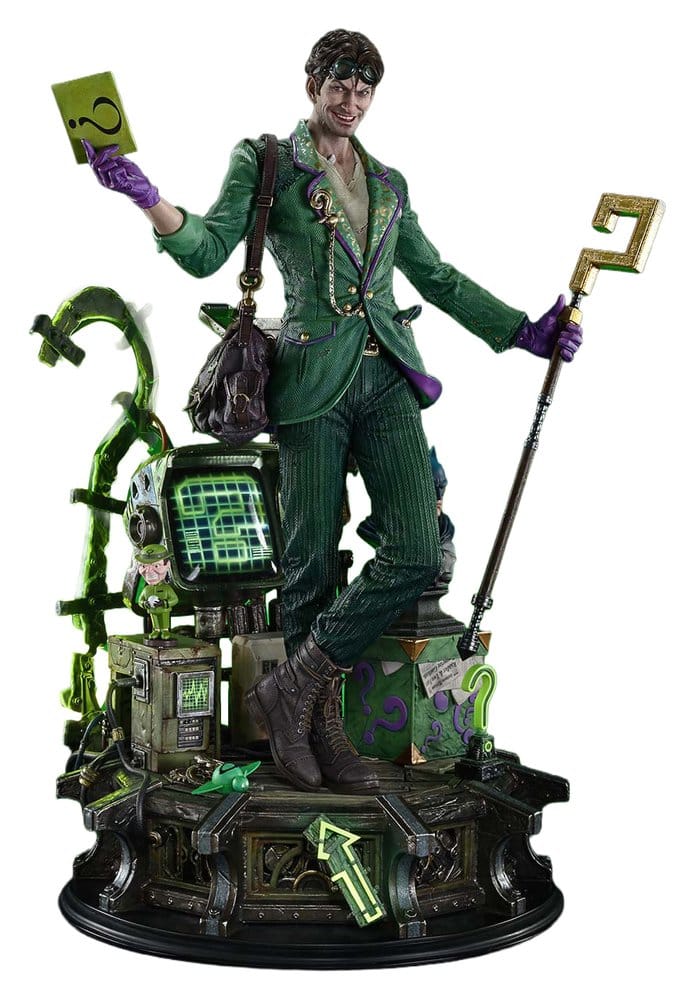 DC Comics Real Elite Masterline Series Statue 1/3 The Riddler All In One (Design by Carlos D'Anda) Deluxe Version 74 cm