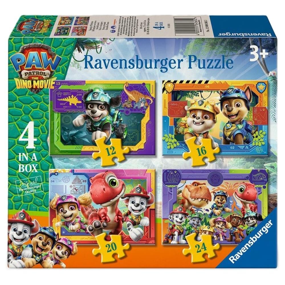 Paw Patrol Dino Movie puzzle 12-16-20-24pcs